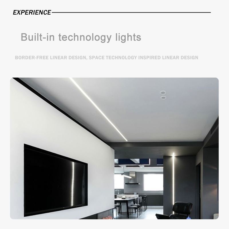 lámpara de techo lineal LED