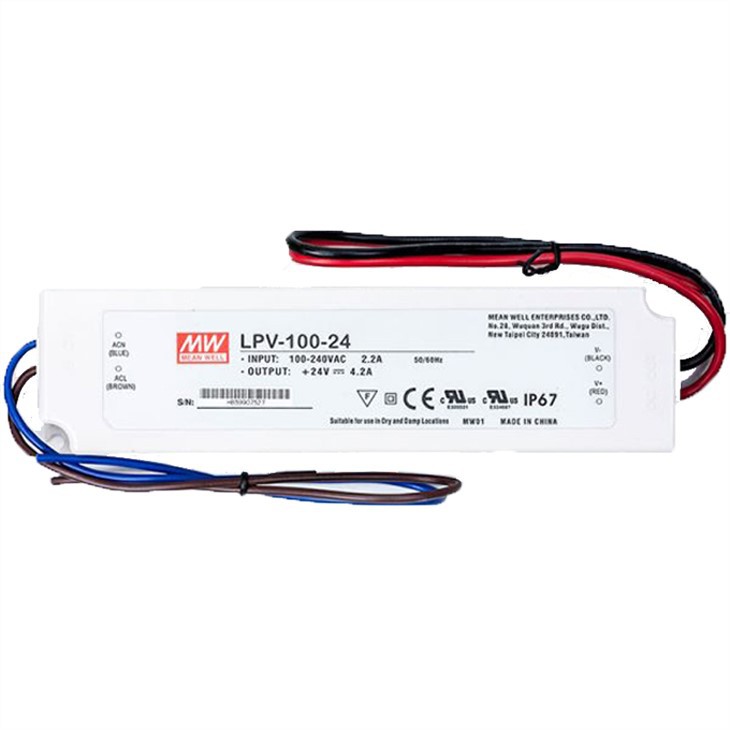Fuente de alimentación impermeable de 24 V